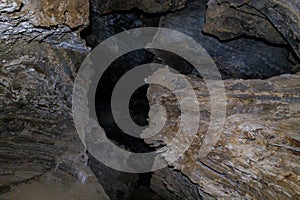 The salt cave Kolonel in Mount Sodom in southern Israel