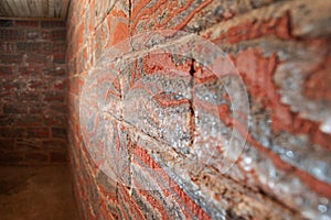 Salt cave or Salt room and lighting ,but The main subject of this image is not in focus and low light .