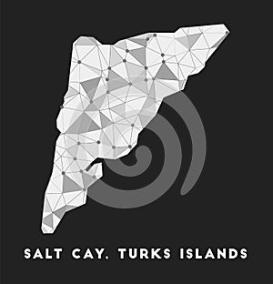 Salt Cay, Turks Islands - communication network.