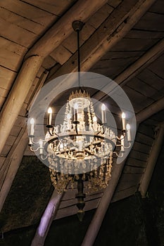 Salt chandelier in Wieliczka