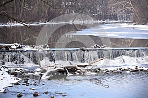 Salt Creek And The Waterfall