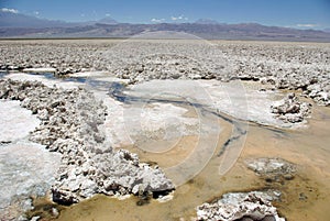 Salt crust in Salar de Atacama