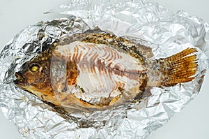 Salt Crusted Grilled Fish