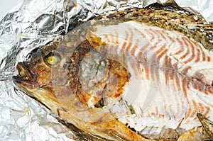 Salt Crusted Grilled Fish