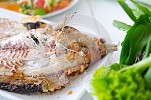 Salt-Crusted Grilled Fish