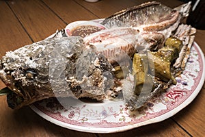 Salt-Crusted Grilled Fish