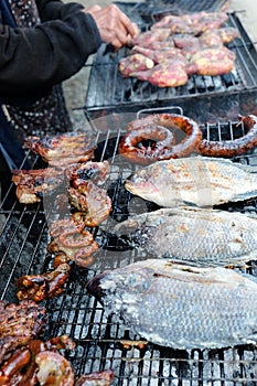 Salt-Crusted Grilled Fish