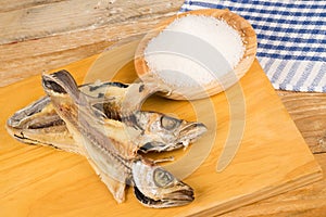Salt cured whiting photo
