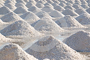 Salt evaporation pond