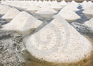 Salt evaporation pond