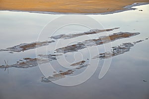 Salt evaporation pond - Salt flats