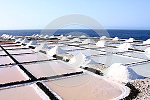 Salt evaporation ponds