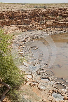 Salt evaporation ponds