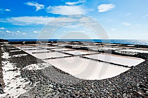 Salt evaporation ponds, La Palma