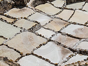 Salt evaporation ponds in Maras