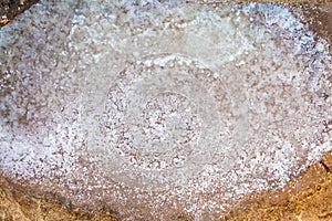 Salt evaporation ponds off the coast of Gozo