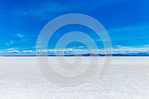 Salt Expanses On Uyuni Salt Flats