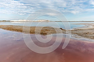 Salt exploitation in the village of Salin de Giraud near the mouth of the Grand Rhone