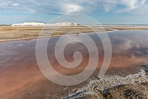 Salt exploitation in the village of Salin de Giraud near the mouth of the Grand Rhone