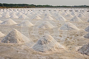 Salt farming in Thailand