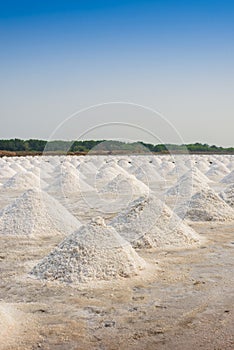 Salt farming in Thailand