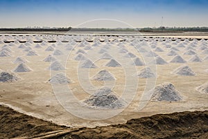 Salt farming in Thailand