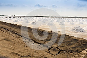 Salt farming in Thailand