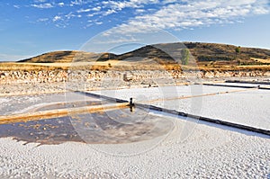 Salt flat of Imon, Guadalajara (Spain)