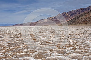 Salt Flats in a Desert Basin