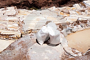 The salt flats of Maras