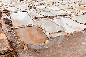 The salt flats of Maras