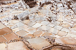 The salt flats of Maras