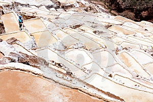 The salt flats of Maras