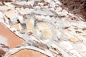 The salt flats of Maras