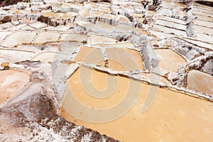 The salt flats of Maras