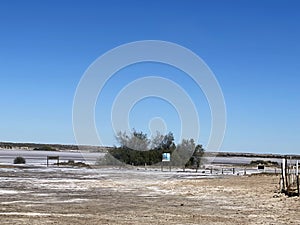 Salt Flats In Sonora, Mexico