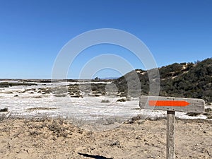 Salt Flats In Sonora, Mexico