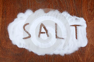 Salt grains