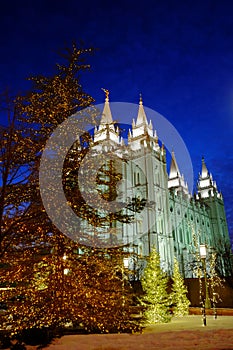 Salt Lake City Mormon LDS Latter-day Saint Temple for Religion C photo