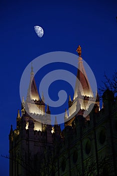 Salt Lake City Mormon LDS Latter-day Saint Temple for Religion photo