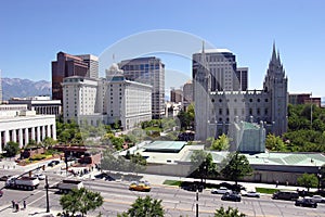 Salt Lake city, Utah (downtown) photo