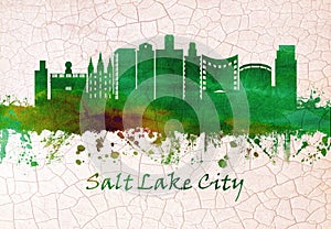 Salt Lake City Utah skyline