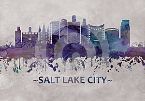 Salt Lake City Utah skyline