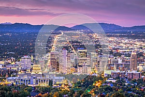 Salt Lake City, Utah, USA City Skyline