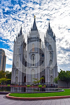 The Salt Lake Temple. The Church of Jesus Christ of Latter-day Saints. Salt Lake City, Utah, USA