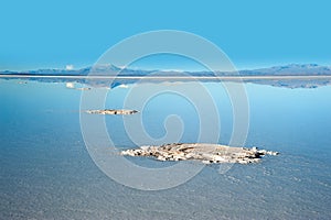 Salt lake Uyuni in Bolivia