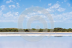 Salt lakes on Rottnest Island