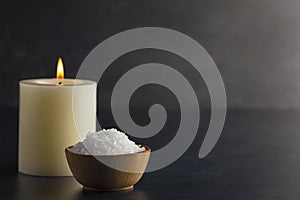 Salt and Light on a Dark Moody Background