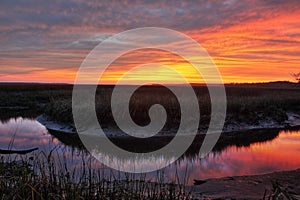 Salt Marsh Sunset