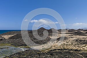 Salt meadows Canary Islands.